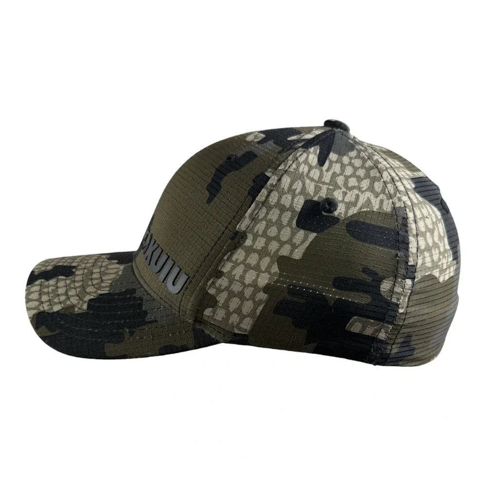 KUIU Camo Hat Kids Youth Green Camouflage Flexfit Hunting Baseball Cap